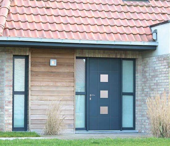 Porte d'entrée aluminium sur mesure